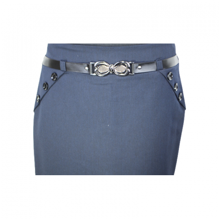 Fusta eleganta pentru fete Mini Junior 3674, Bleumarin [2]