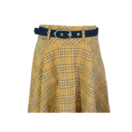 Fusta eleganta pentru fete Mini Junior 2823-1, Galben [2]