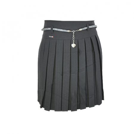 Fuste - Fusta eleganta pentru fete Mini Junior 2506-1, Negru