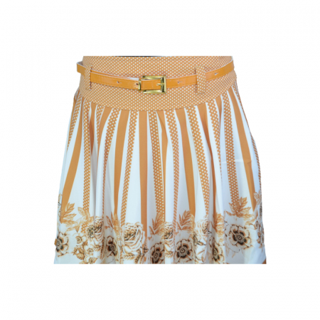 Fusta eleganta pentru fete Mini Junior 2930-2, Galben [2]