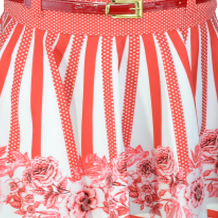 Fusta eleganta pentru fete Mini Junior 2930, Rosu [2]