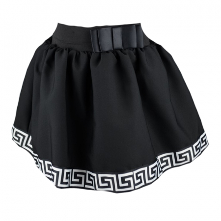 Fuste - Fusta eleganta pentru fete Mini Junior NKL1A-110-cm, Negru