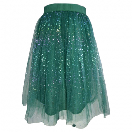 Fuste - Fusta eleganta din tulle pentru fete New Collection FF91223V, Verde