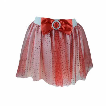 Fuste - Fusta eleganta pentru fete NN FROM-2, Rosu, 146 cm