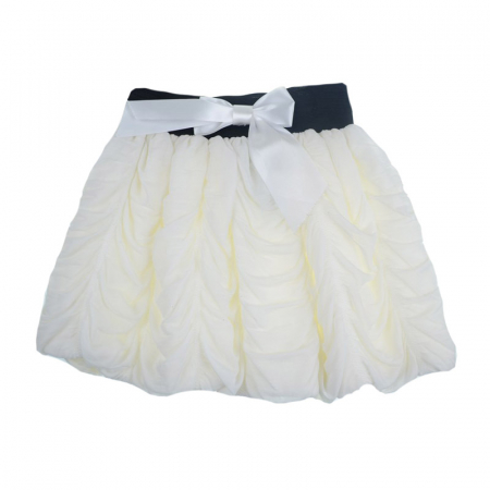 Fuste - Fusta eleganta pentru fete Mini Junior FSFA1-116-cm, Crem