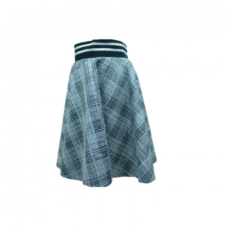Fusta eleganta pentru fete Mini Junior SN-20-128-cm, Gri [1]