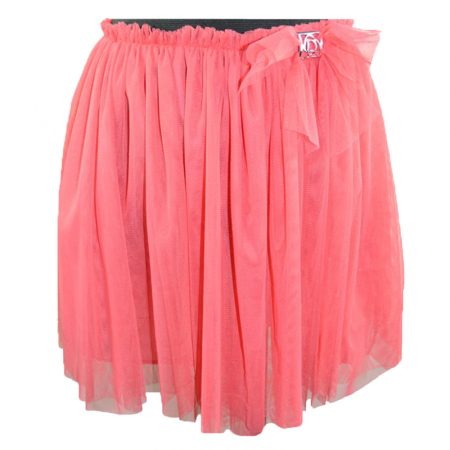 Fuste - Fusta eleganta pentru fete Sara Line SRL5-110-cm, Coral