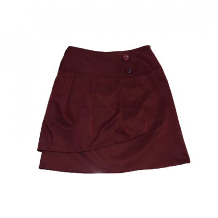 Fuste - Fusta eleganta pentru fete Tinex NK 404-128-cm, Bordo