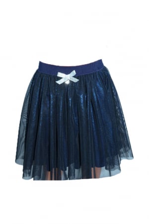 Fuste - Fusta eleganta pentru fete Viwa VW03-116-cm, Bleumarin
