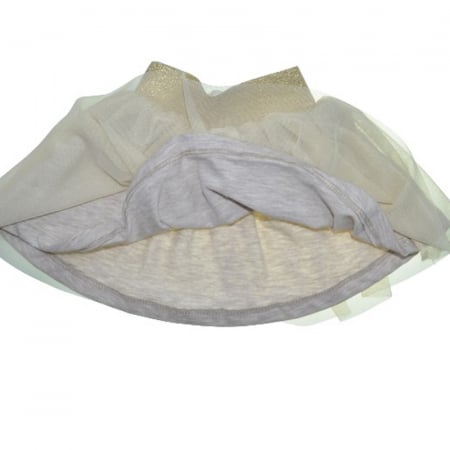 Fusta eleganta pentru fete Wendee 17227-0C-92-cm, Crem [1]
