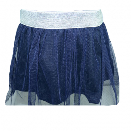 Fuste - Fusta eleganta pentru fete Wendee OK17227-0B-92-cm, Bleumarin