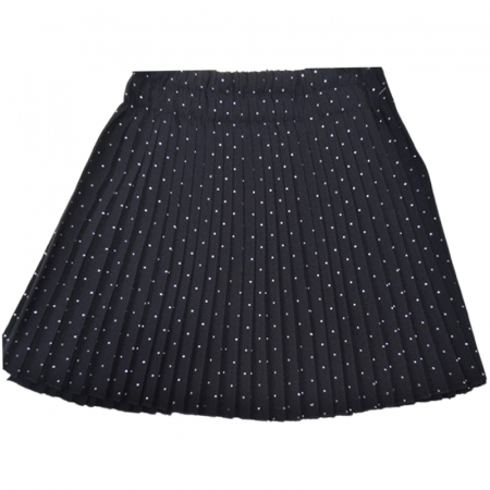 Fuste - Fusta plisata pentru fete, Mini Junior, F7926N, Negru