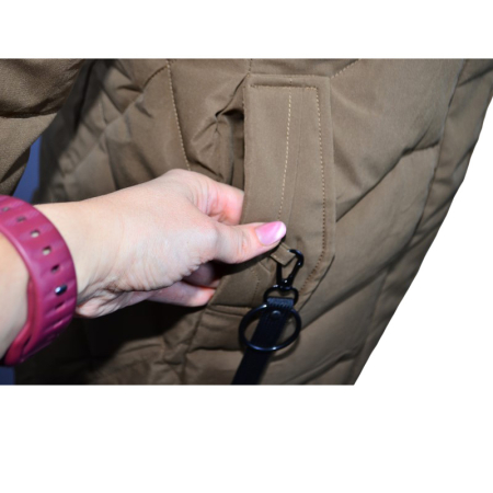 Geaca imblanita, cu gluga, pentru baieti, Happy House KK2342-8, Maro [3]