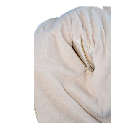 Geaca din blana artificiala, cu gluga, pentru fete Happy House HH650-8, Crem [7]