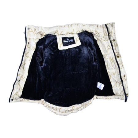 Geaca imblanita, cu gluga, pentru baieti, Happy House KK1035-1, Crem [6]