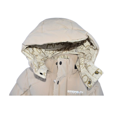 Geaca imblanita, cu gluga, pentru baieti, Happy House KK1035-1, Crem [1]