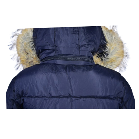 Geaca imblanita, cu gluga, pentru baieti, Happy House KK1100-4, Bleumarin [6]