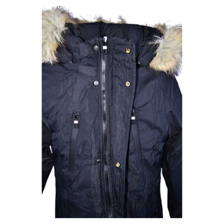 Geaca imblanita, cu gluga, pentru baieti, Happy House KK1128-8, Negru [5]