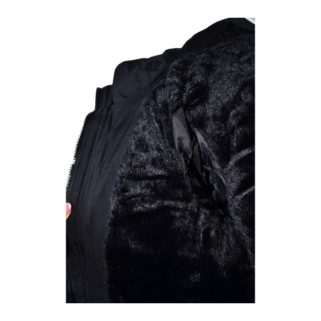 Geaca imblanita, cu gluga, pentru baieti, Happy House KK2340-8, Negru [7]