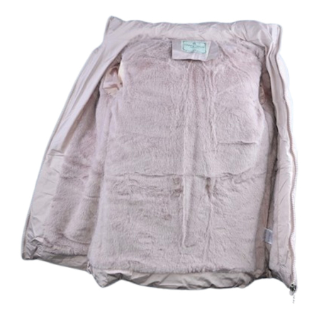 Geaca imblanita, cu gluga, pentru fete, Happy House KK2306-6, Roz [6]