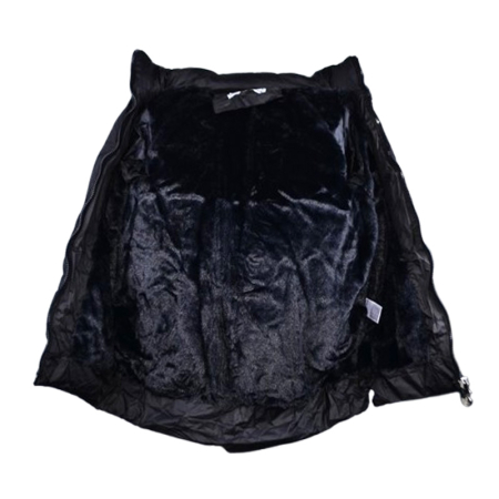 Geaca imblanita, cu gluga, pentru fete, Happy House KK2313-6, Negru [7]