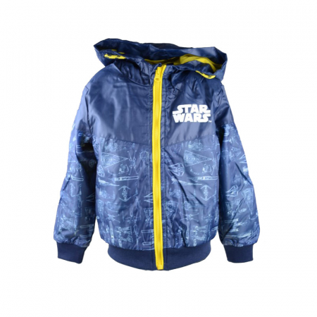 Geci primavara-toamna - Geaca pentru baieti Sun City Star Wars SE1033-116-cm, Albastru