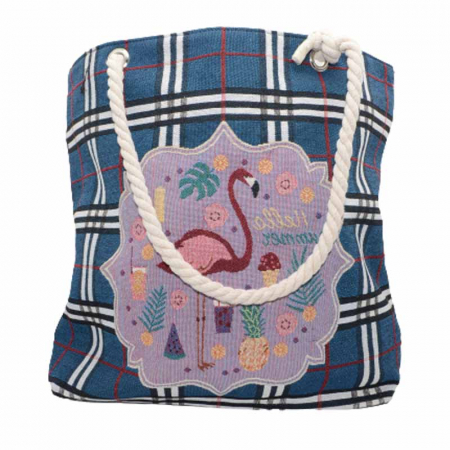 Genti de plaja - Geanta de plaja dama Mini Junior BTOGH-21, Bleumarin
