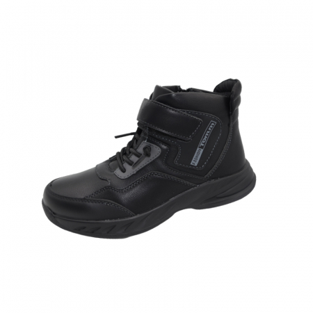 Ghete si cizme baieti - Ghete captusite pentru baieti Tom Miki C-T10149-A, Negru