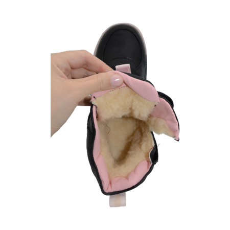 Ghete imblanite pentru fete Bessky B2135-4C, Negru [4]