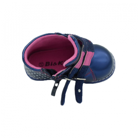Ghete captusite pentru fete BIKI C-B39-36-D-19, Bleumarin [1]