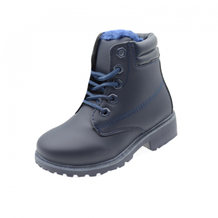 Ghete si cizme baieti - Ghete imblanite baieti MRS NH-1-29, Bleumarin