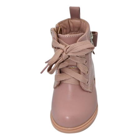 Ghete imblanite, cu șiret si fermoar, pentru fete MRS S707-20, Roz [1]