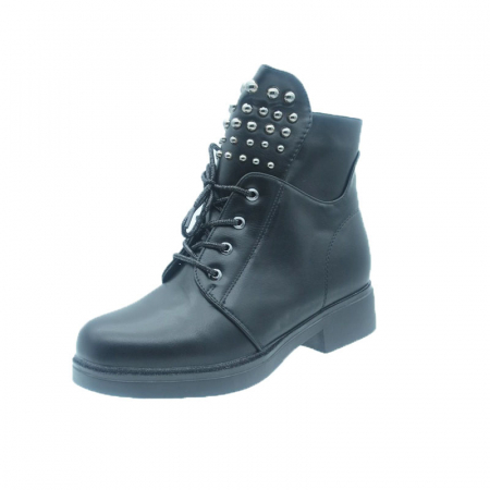 Ghete si cizme fete - Ghete imblanite pentru fete Bessky B9128-1-32, Negru