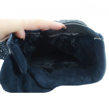 Ghete imblanite pentru fete Bessky B9158-6-33, Bleumarin [4]