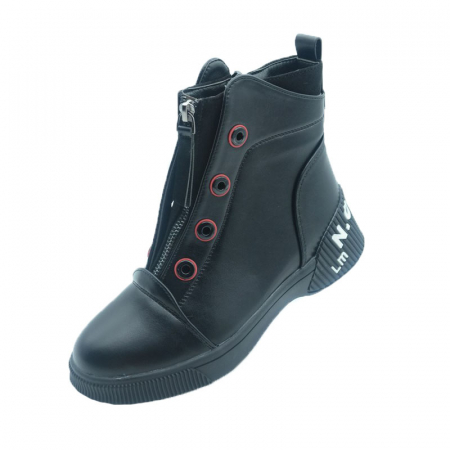 Ghete imblanite pentru fete Bessky B9575-1-32, Negru [2]