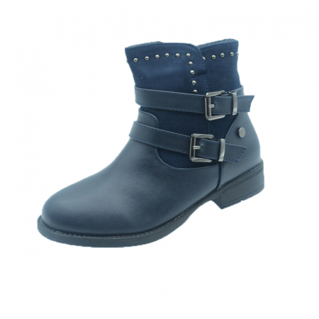 Încălțaminte fete - Ghete imblanite pentru fete MRS M187B-36, Bleumarin