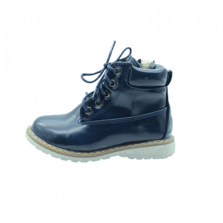 Ghete si cizme fete - Ghete imblanite pentru copii MRS S602B-25, Bleumarin