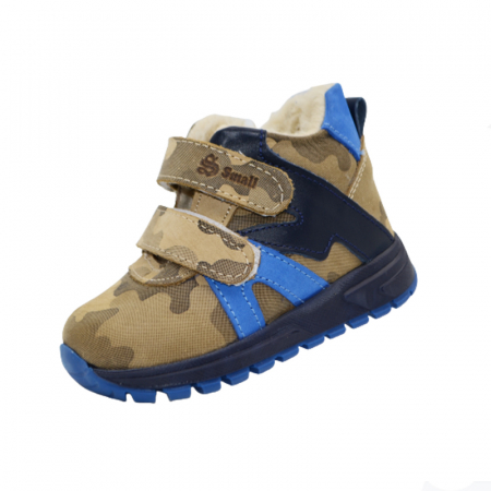 Ghete si cizme baieti - Ghete ortopedice imblanite pentru baieti Small Foot XD19/21-19, Multicolor