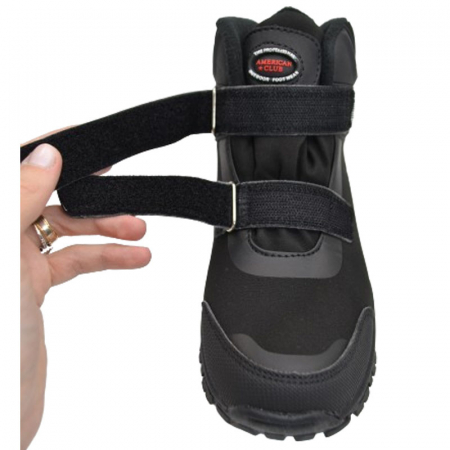 Ghete imblanite Outdoor pentru baieti American Club WT158/23-N, Negru [2]