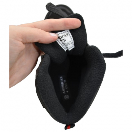 Ghete imblanite Outdoor pentru baieti American Club WT158/23-N, Negru [3]