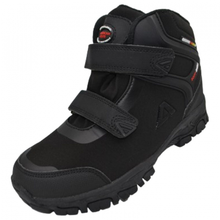 Ghete imblanite Outdoor pentru baieti American Club WT158/23-N, Negru [1]