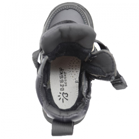 Ghete imblanite pentru baieti Bessky B955-2A-23, Negru [2]