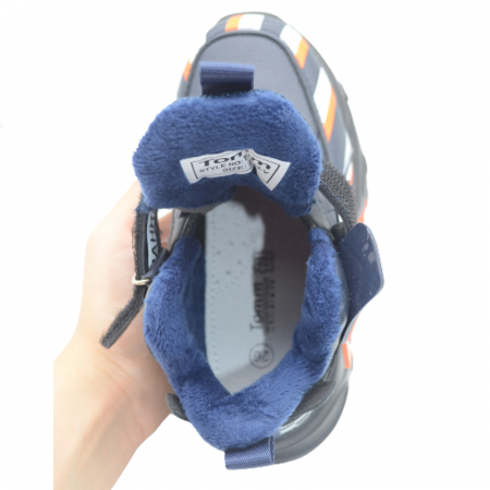 Ghete imblanite pentru baieti Tom Miki T-0023-V, Bleumarin [1]