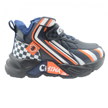 Ghete imblanite pentru baieti Tom Miki T-0023-V, Bleumarin [3]