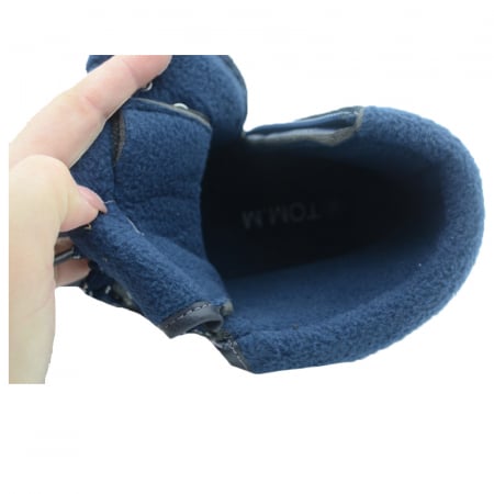 Ghete imblanite pentru baieti Tom Miki C-T38-93-B-33, Bleumarin [4]