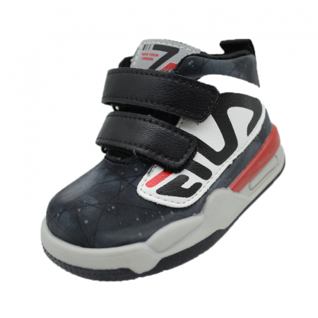 Ghete si cizme baieti - Ghete imblanite pentru baieti Tom Miki C-T9396-A-18, Negru