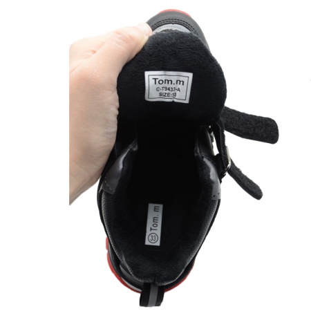 Ghete imblanite pentru baieti Tom Miki C-T9433-A-33, Negru [3]