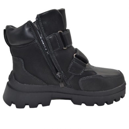 Ghete imblanite pentru baieti Tom Miki T-10872-A, Negru [1]