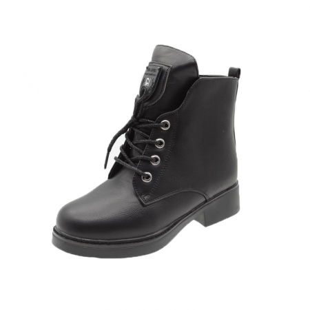 Ghete si cizme fete - Ghete imblanite pentru fete Bessky B9131-2-32, Negru