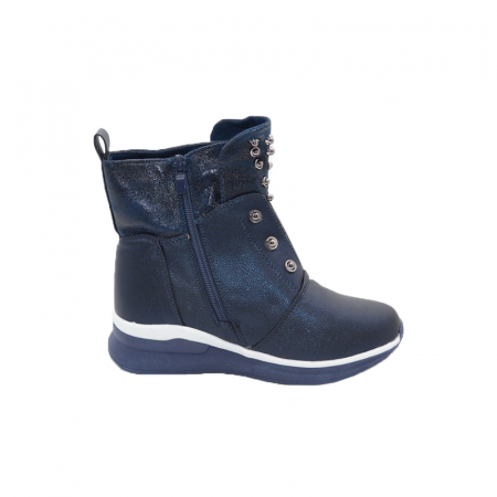 Ghete imblanite pentru fete Bessky TJ8576-3-32, Bleumarin [2]